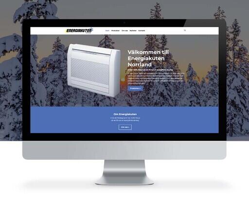 Energiakuten Norrlands nya hemsida är skapad i Yodo CMS.